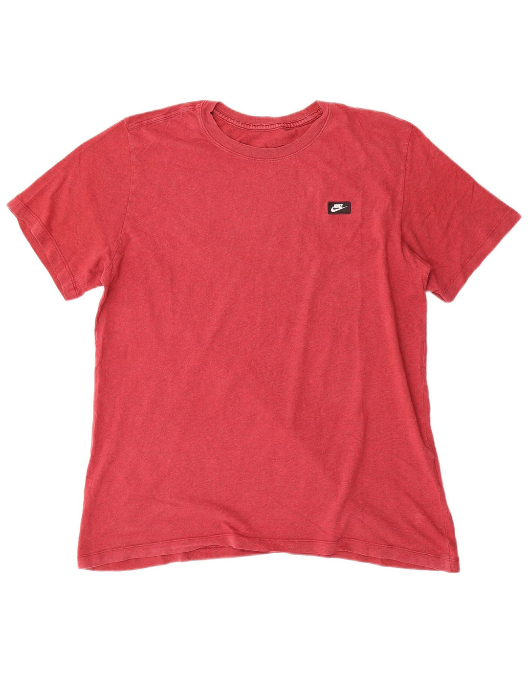 Nike T-shirt top til mænd, stor rød bomuld
