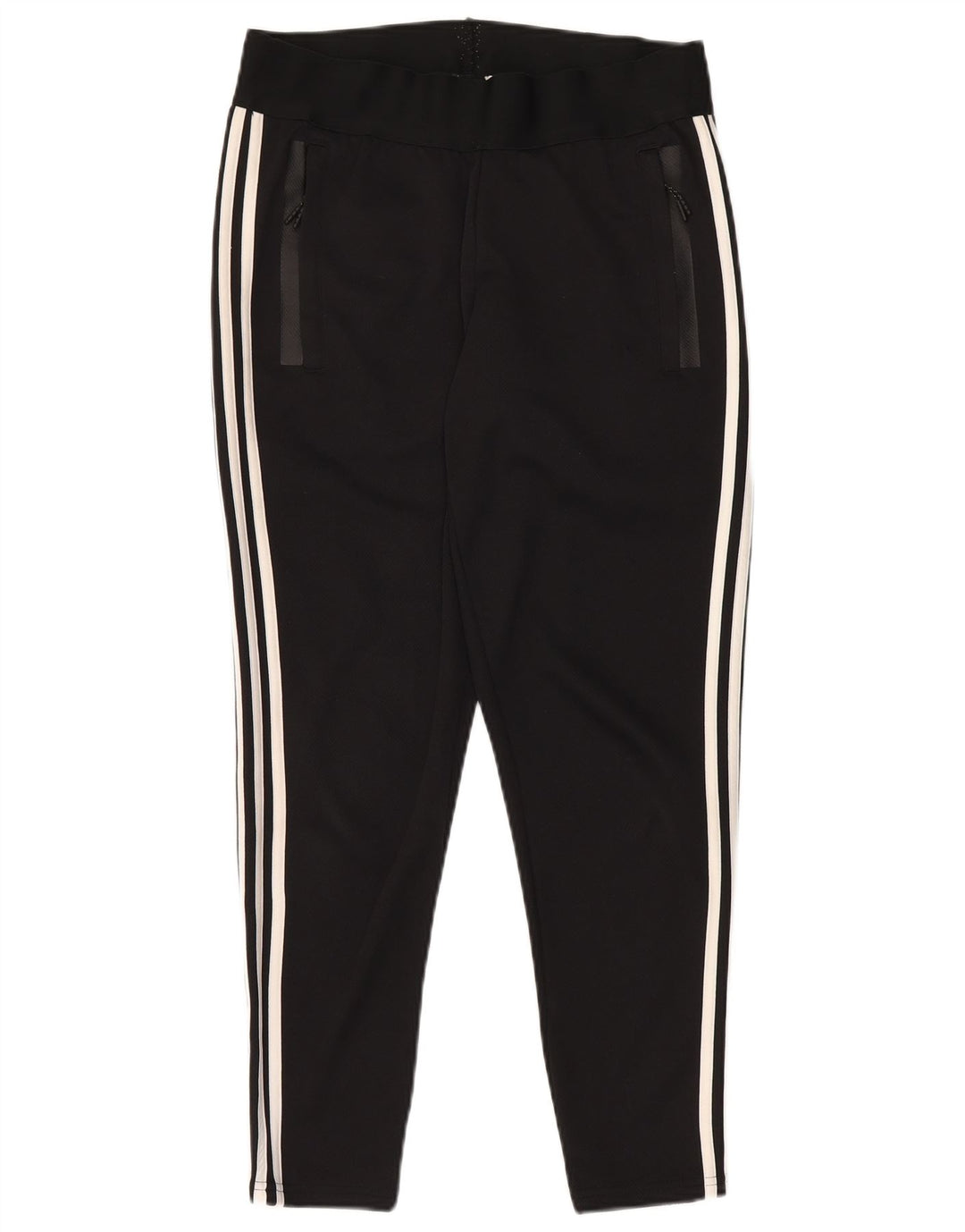 ADIDAS træningsdragtsbukser til kvinder UK 8/10 Small Black Polyester