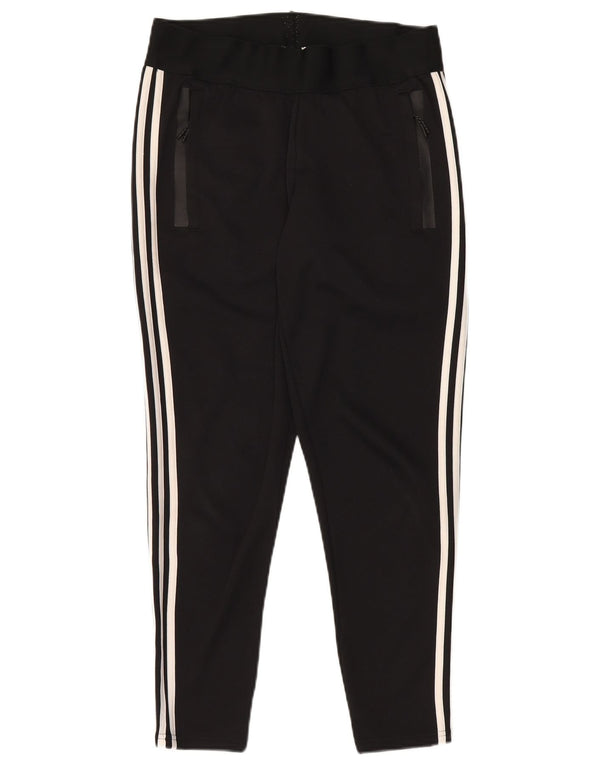 ADIDAS træningsdragtsbukser til kvinder UK 8/10 Small Black Polyester
