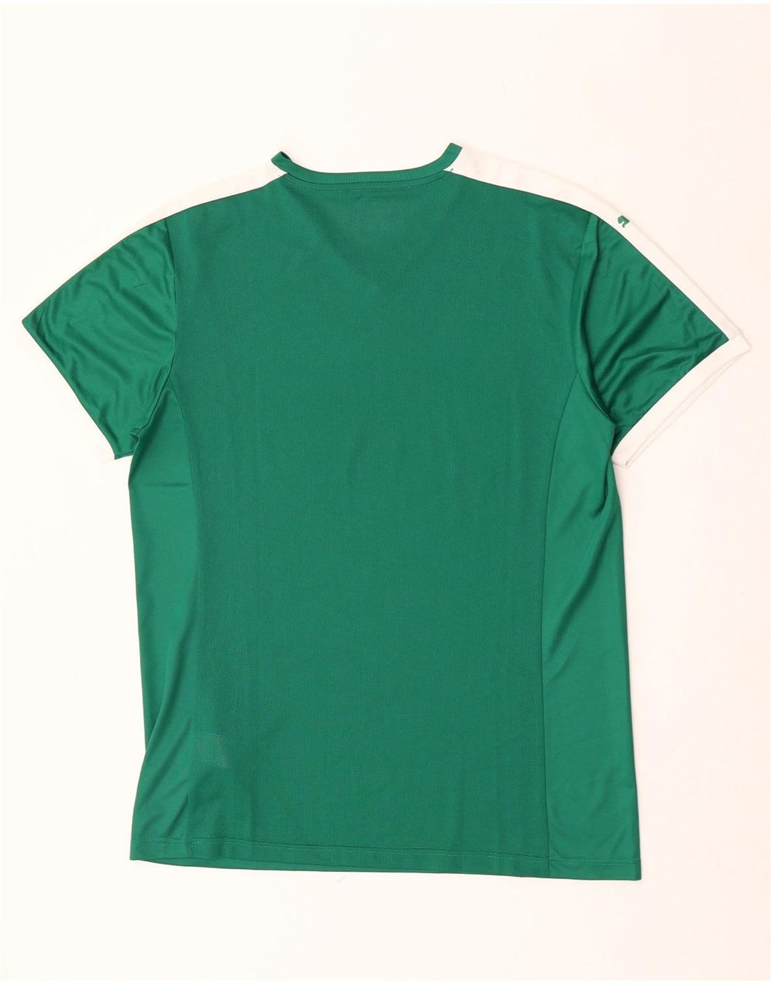 Puma Herre T-Shirt Top XL Grøn Colourblock Polyester