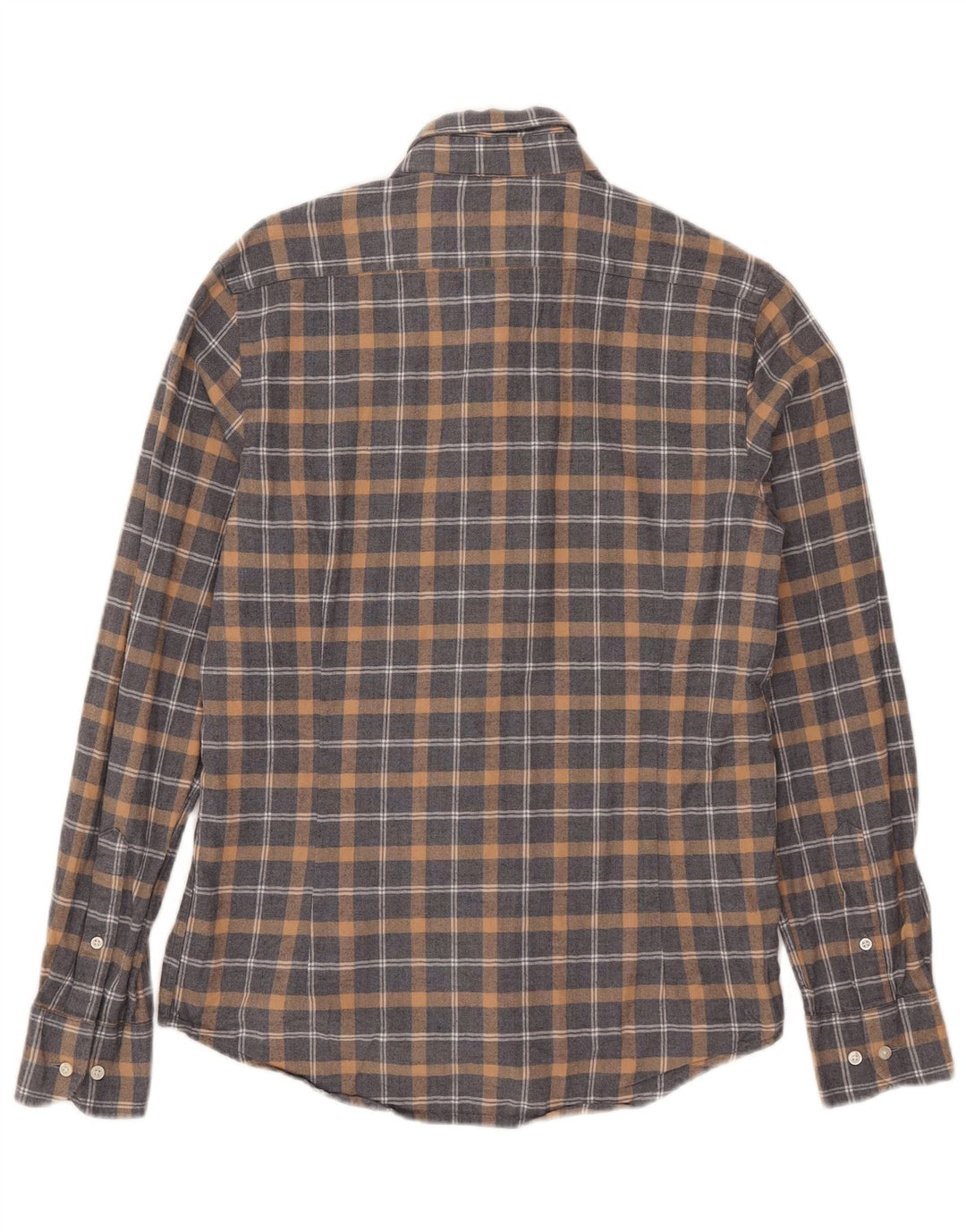 Massimo Dutti Herre flannelskjorte lille grå ternet