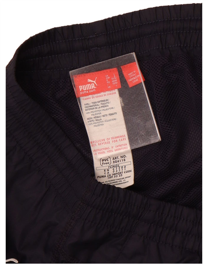 Puma Herre grafiske badeshorts store marineblå Colourblock Polyester