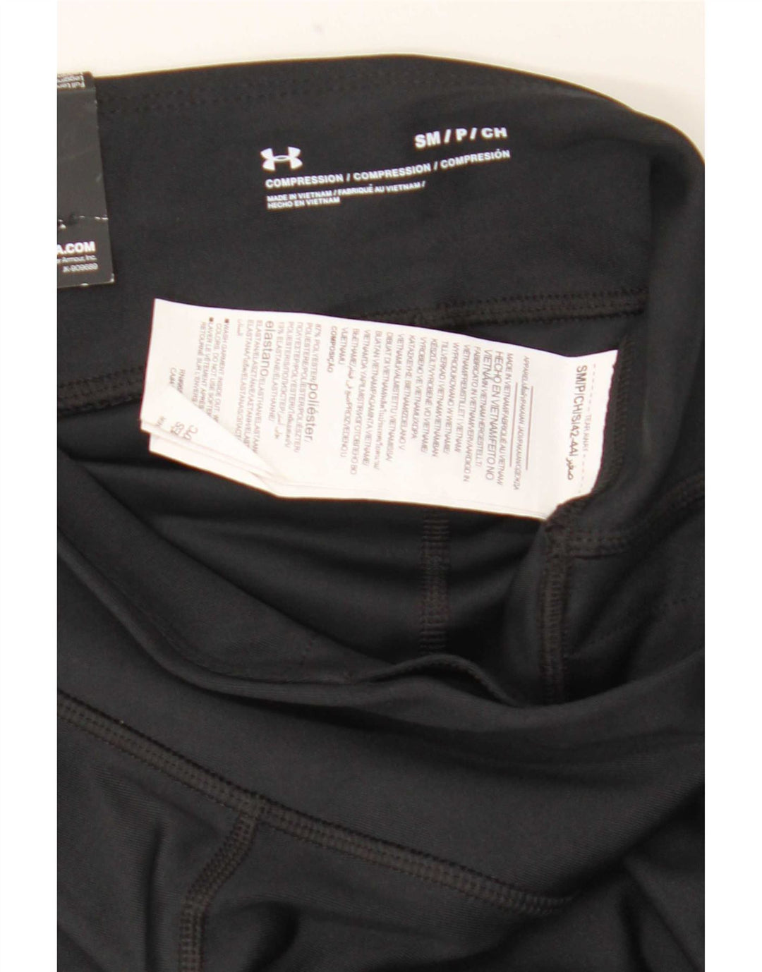 Under Armour Grafiske Leggings til kvinder UK 8 Lille sort polyester