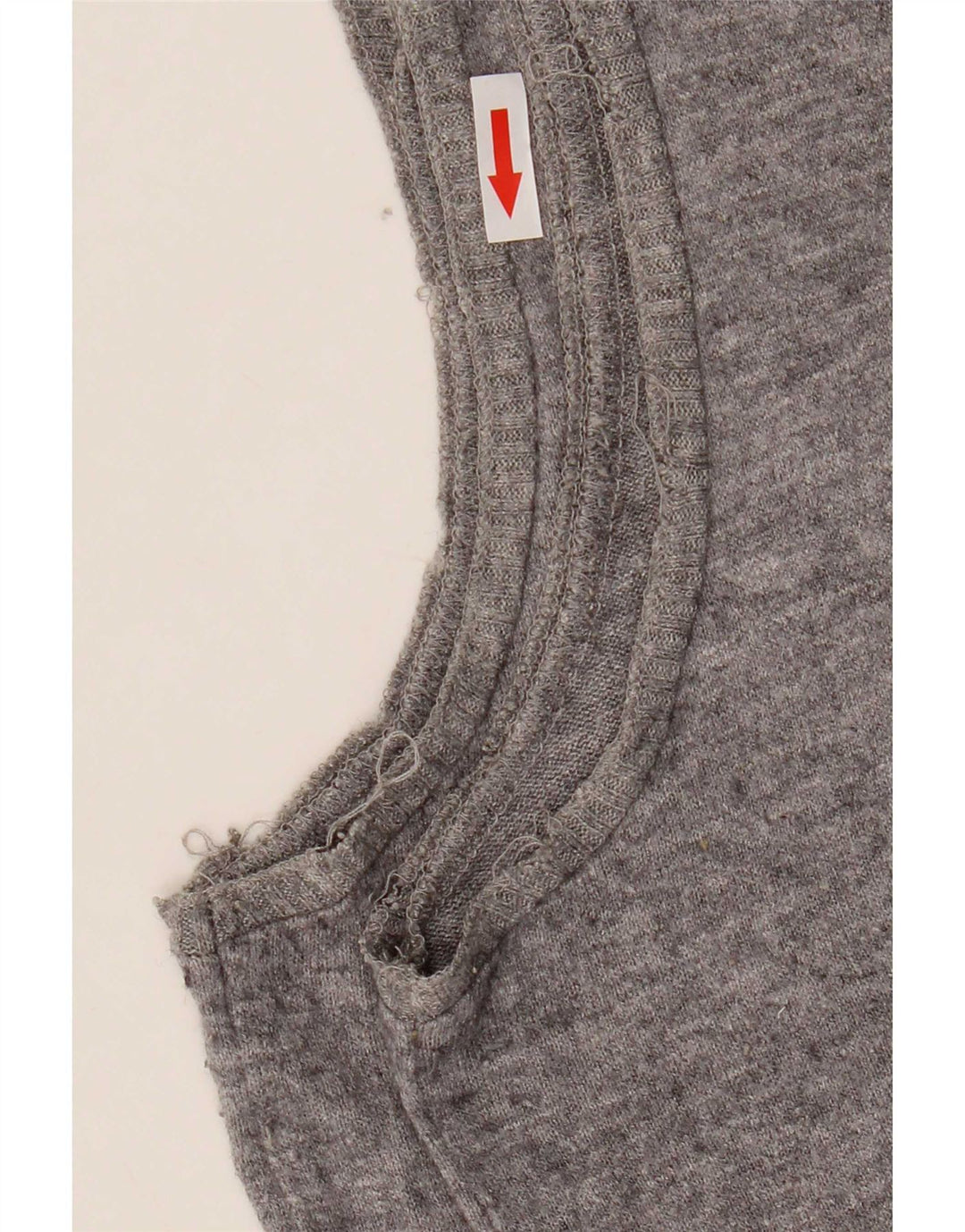 Zara Damevest Top UK 16 Large Grey Fair Isle