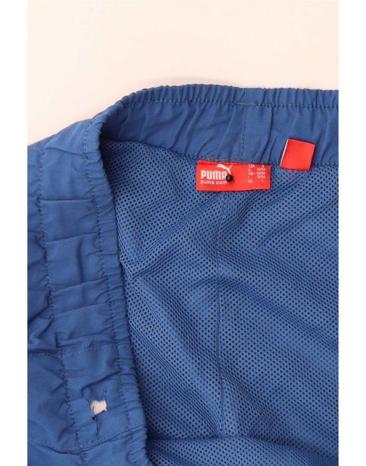 Puma Herre grafisk træningsdragt Bukser Large Blue Colourblock