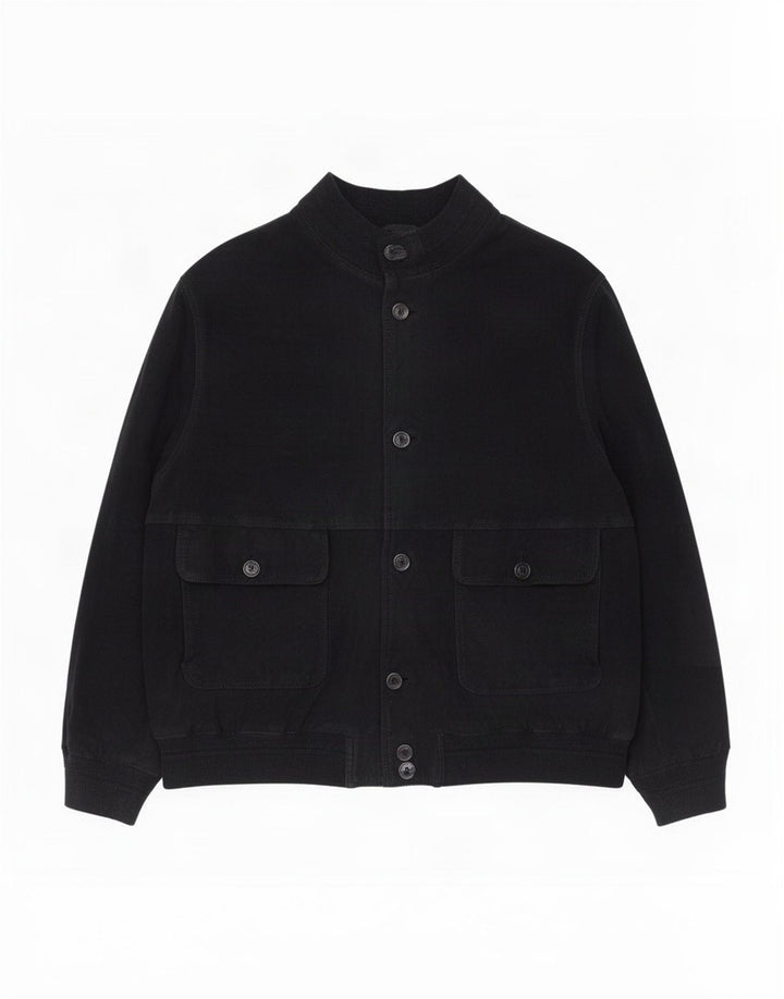 Vintage herre ruskind bomberjakke UK 38 Medium Black