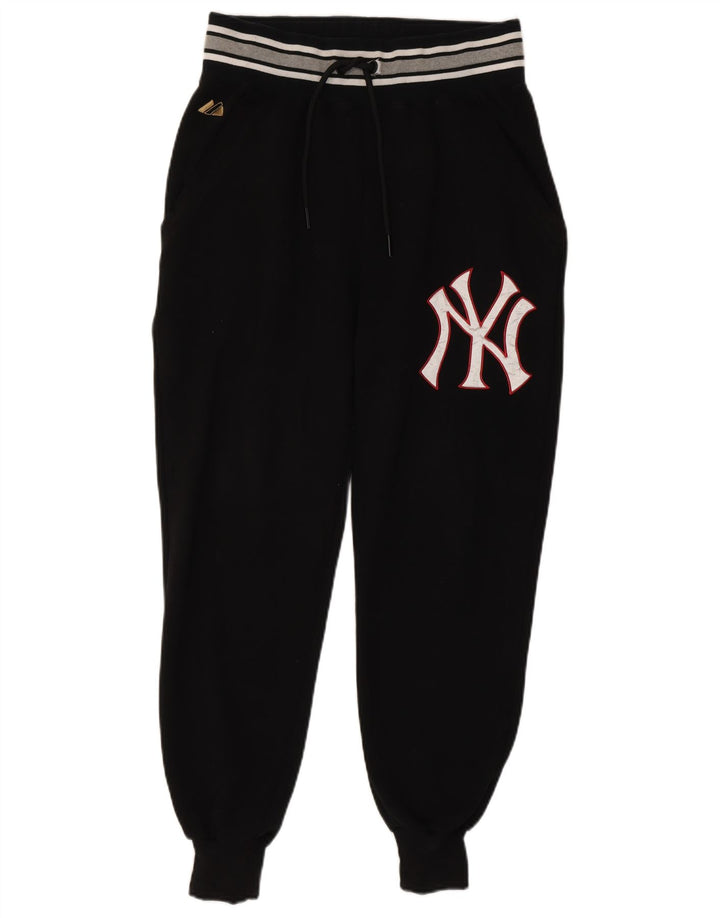 Majestic Womens Tracksuit Bukser Joggers UK 12 Medium Black