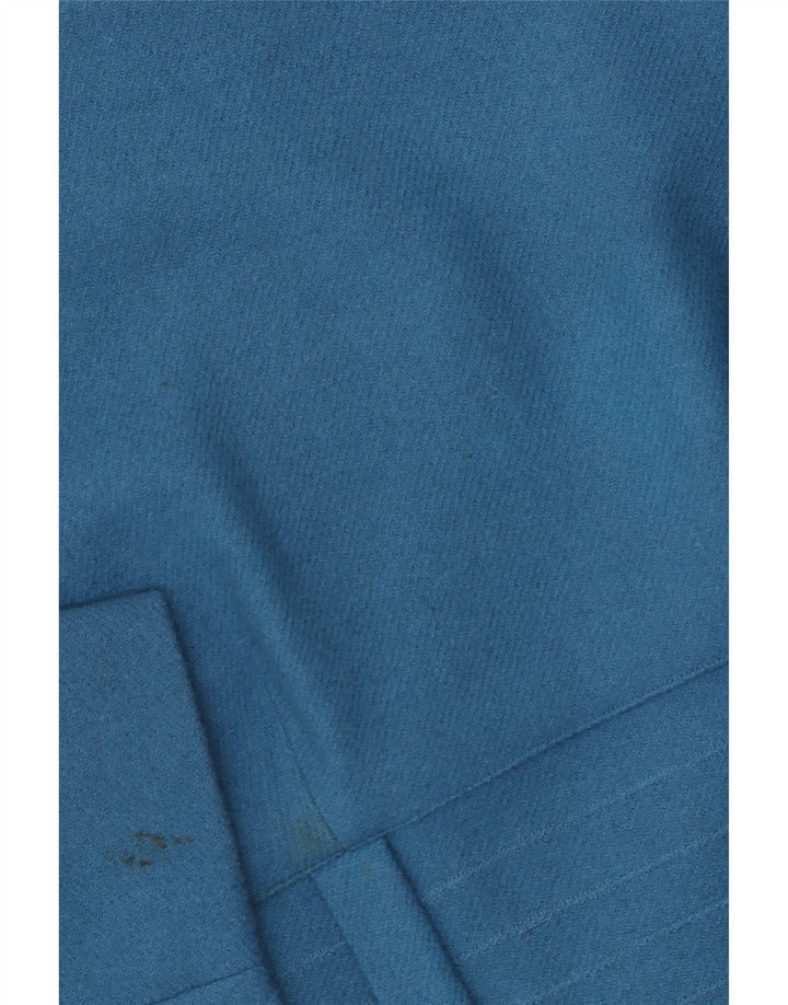 VINTAGE Kvinder 3/4 ærmet Skede Kjole UK 12 Medium Blue