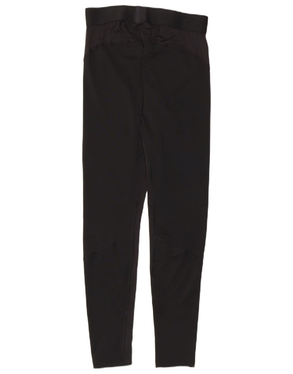 Adidas Womens Primegreen Leggings UK 14 Large Black Polyester