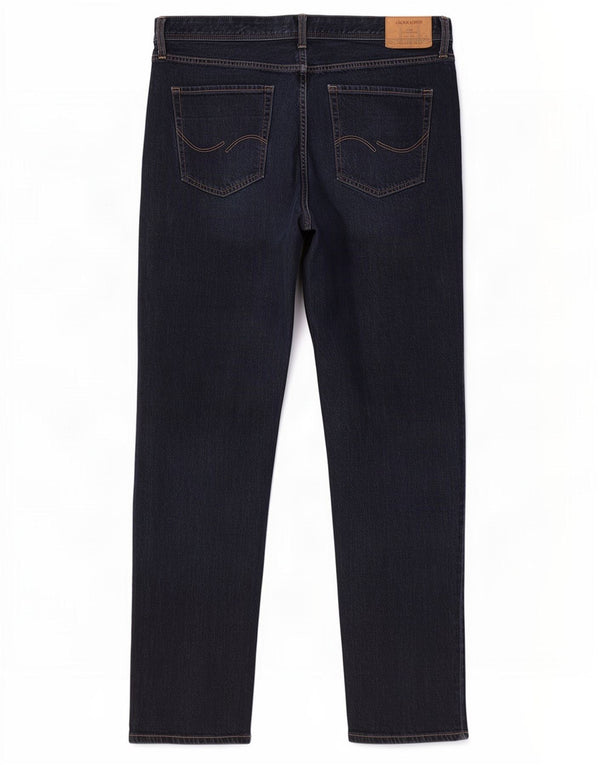 Jack & Jones Straight Jeans til mænd W38 L34 Marineblå bomuld