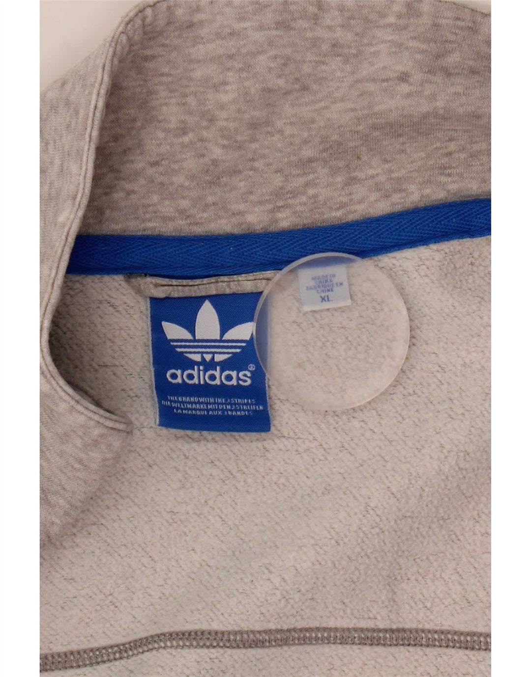 Adidas Træningsdragt Topjakke til mænd XL Grå Flecked Bomuld