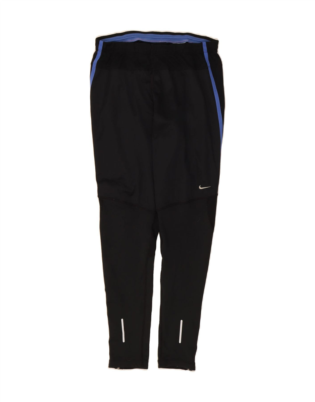 NIKE Womens Dri Fit Leggings UK 12 Medium  Black Vintage Nike and Second-Hand Nike from Messina Hembry 