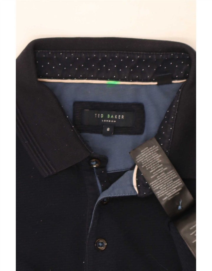 Ted Baker Herre poloskjorte str. 6 2XL Marineblå Bomuld