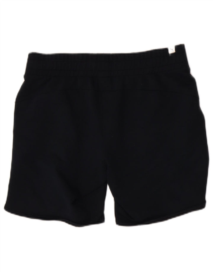 Puma Sportsshorts til kvinder UK 12 Medium Navy Blue Colourblock Polyester