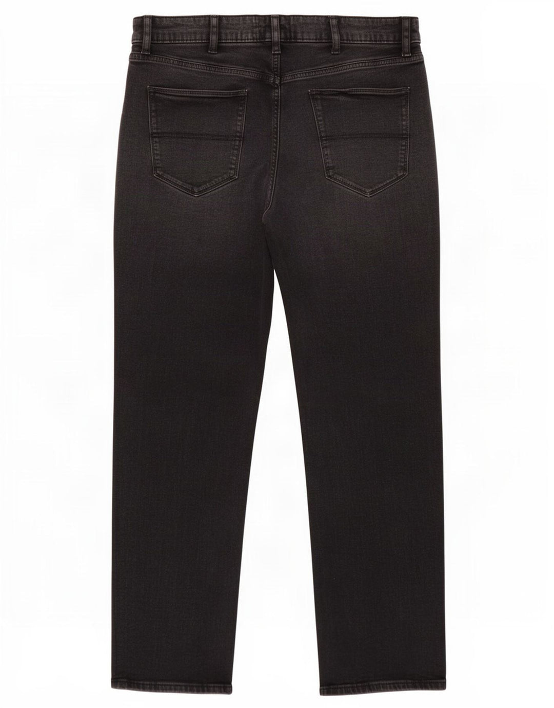 Marks & Spencer Straight Jeans til mænd W42 L33 Sort bomuld