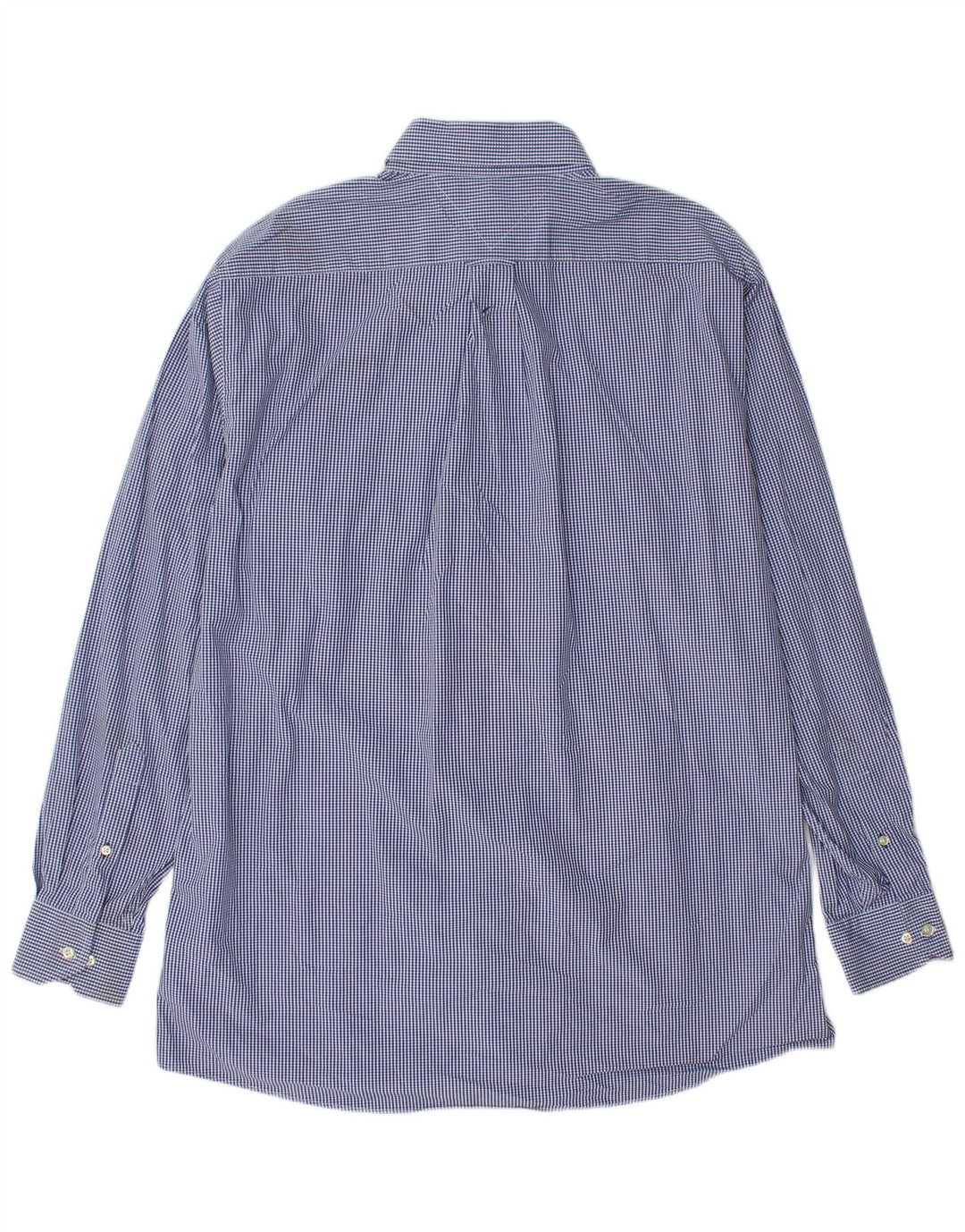 Tommy Hilfiger Herre høj skjorte str. 17 XL Blue Gingham Cotton