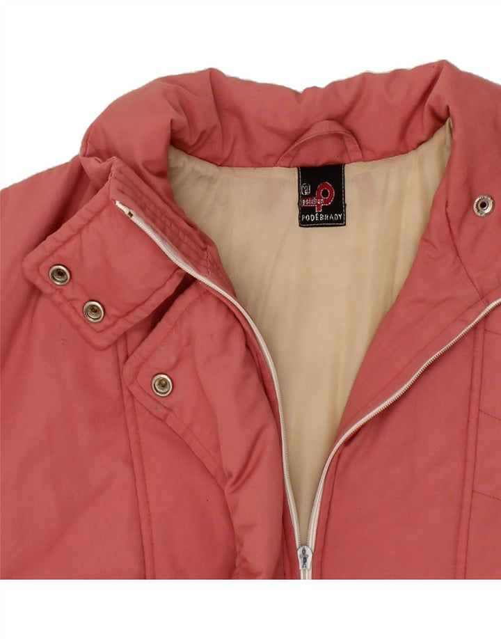 VINTAGE Womens Windbreaker Coat UK 20 2XL Pink Vintage Vintage and Second-Hand Vintage from Messina Hembry 