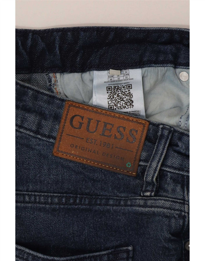 Guess Slim Jeans til mænd W32 L31 blå bomuld