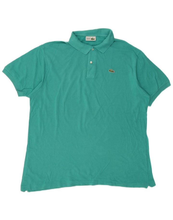 Lacoste herre poloskjorte str. 7 2XL turkis bomuld