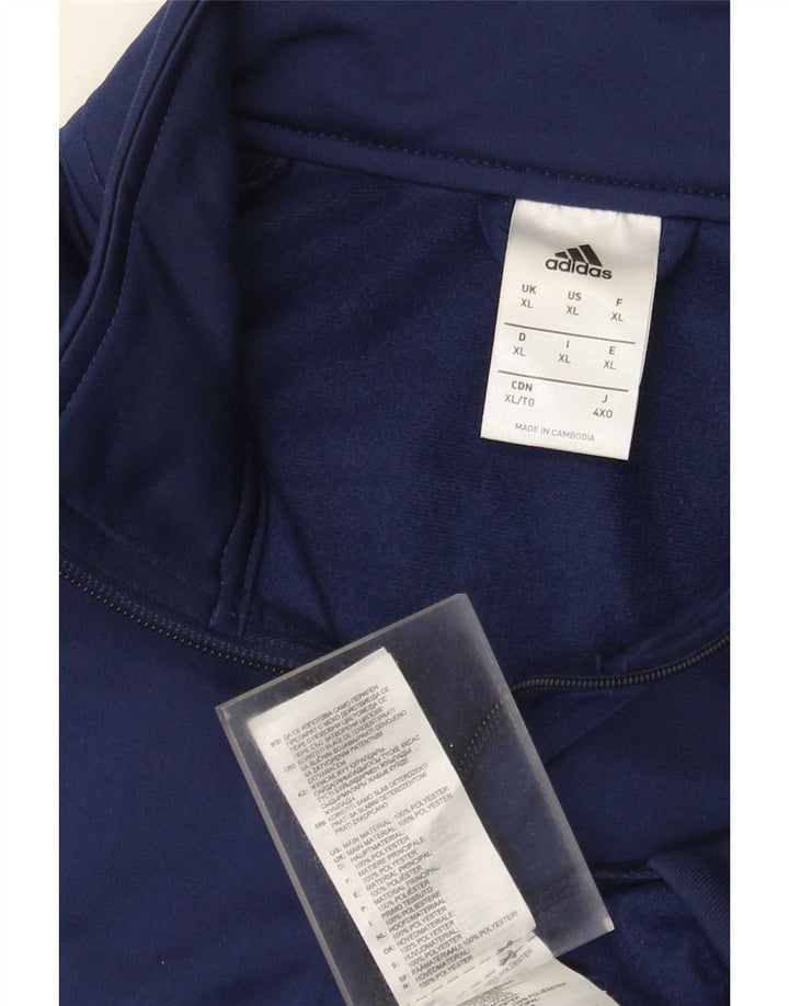 Adidas Træningsdragt til mænd Topjakke XL Marineblå Polyester