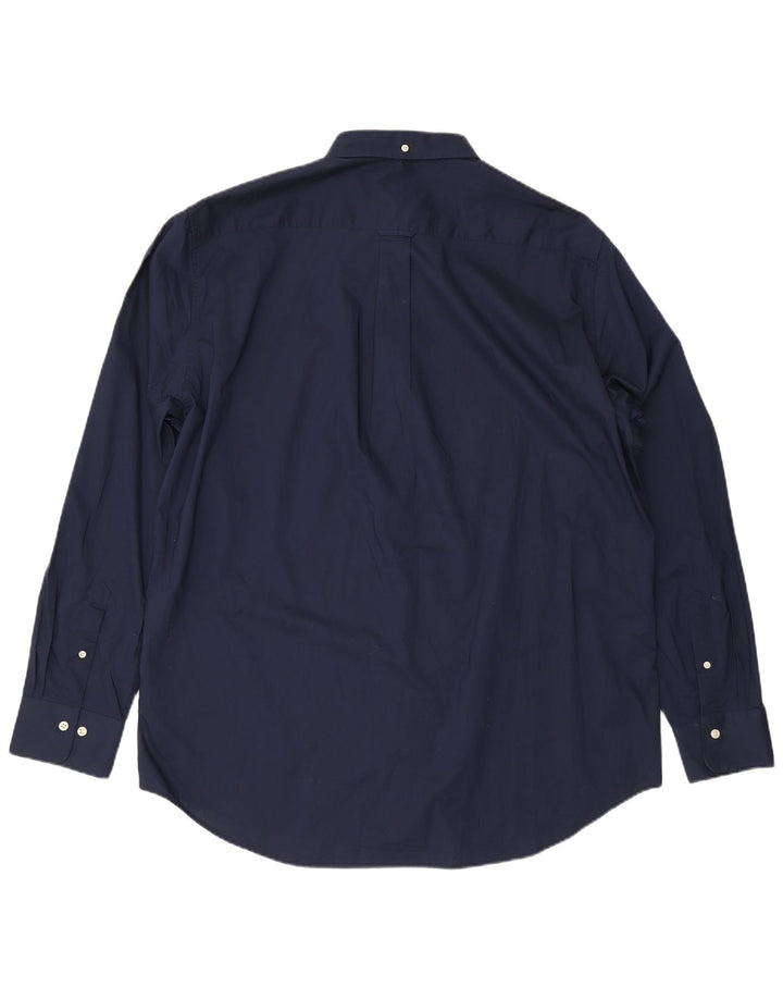 Gant herre Regular Fit skjorte 2XL marineblå bomuld klassisk