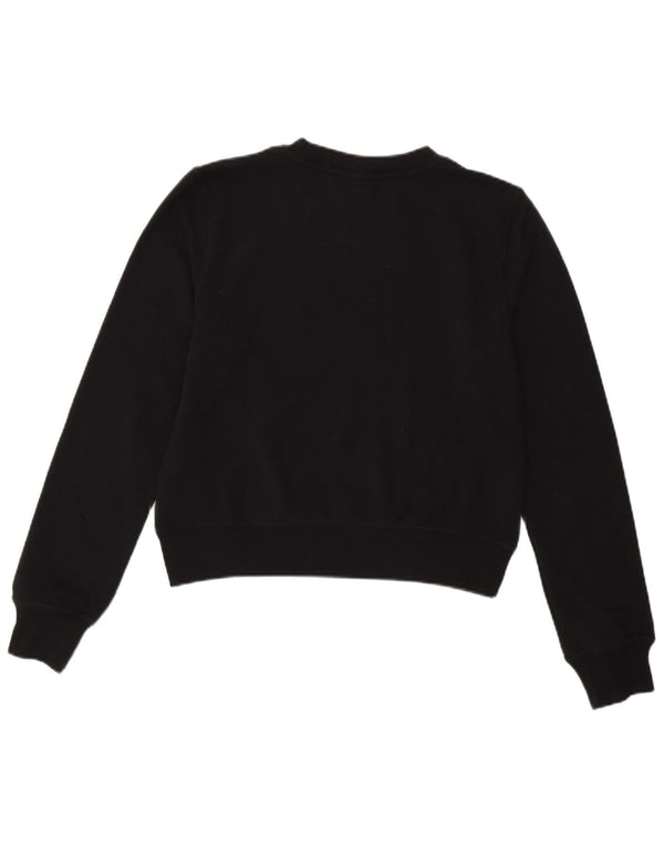 NIKE Sweatshirt Jumper UK 6 XS sort polyester