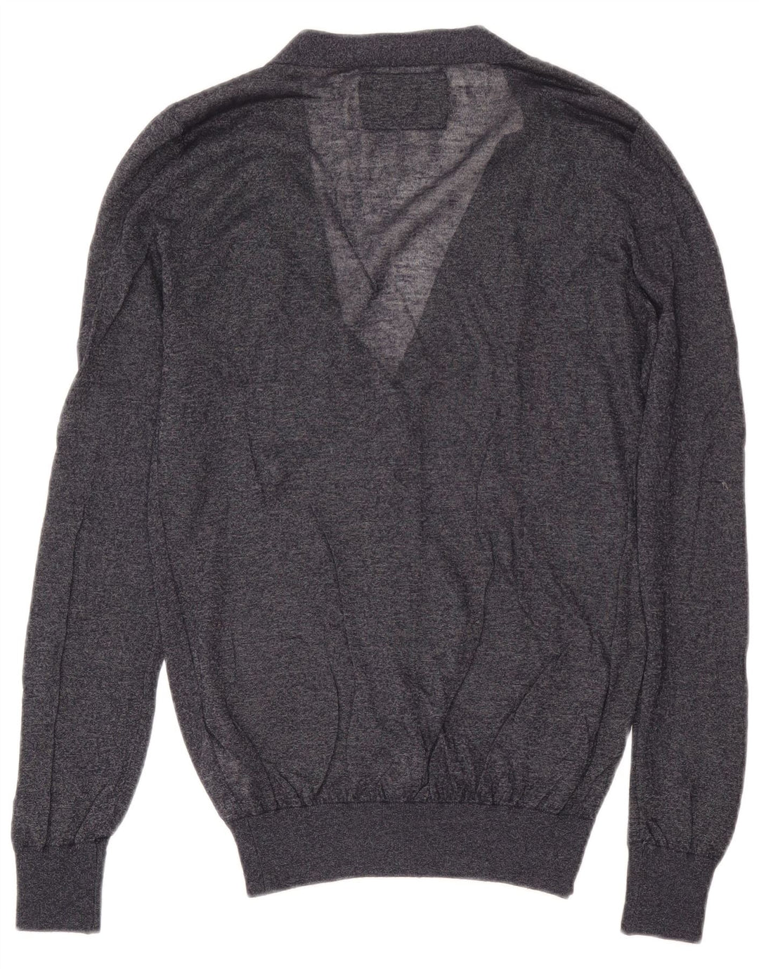 Guess Dame Cardigan Sweater UK 14 Medium Navy Blue Viscose