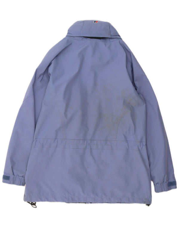 Berghaus Dame Oversized regnjakke UK 10 Small Blue Polyester