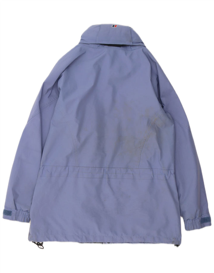 Berghaus Dame Oversized regnjakke UK 10 Small Blue Polyester