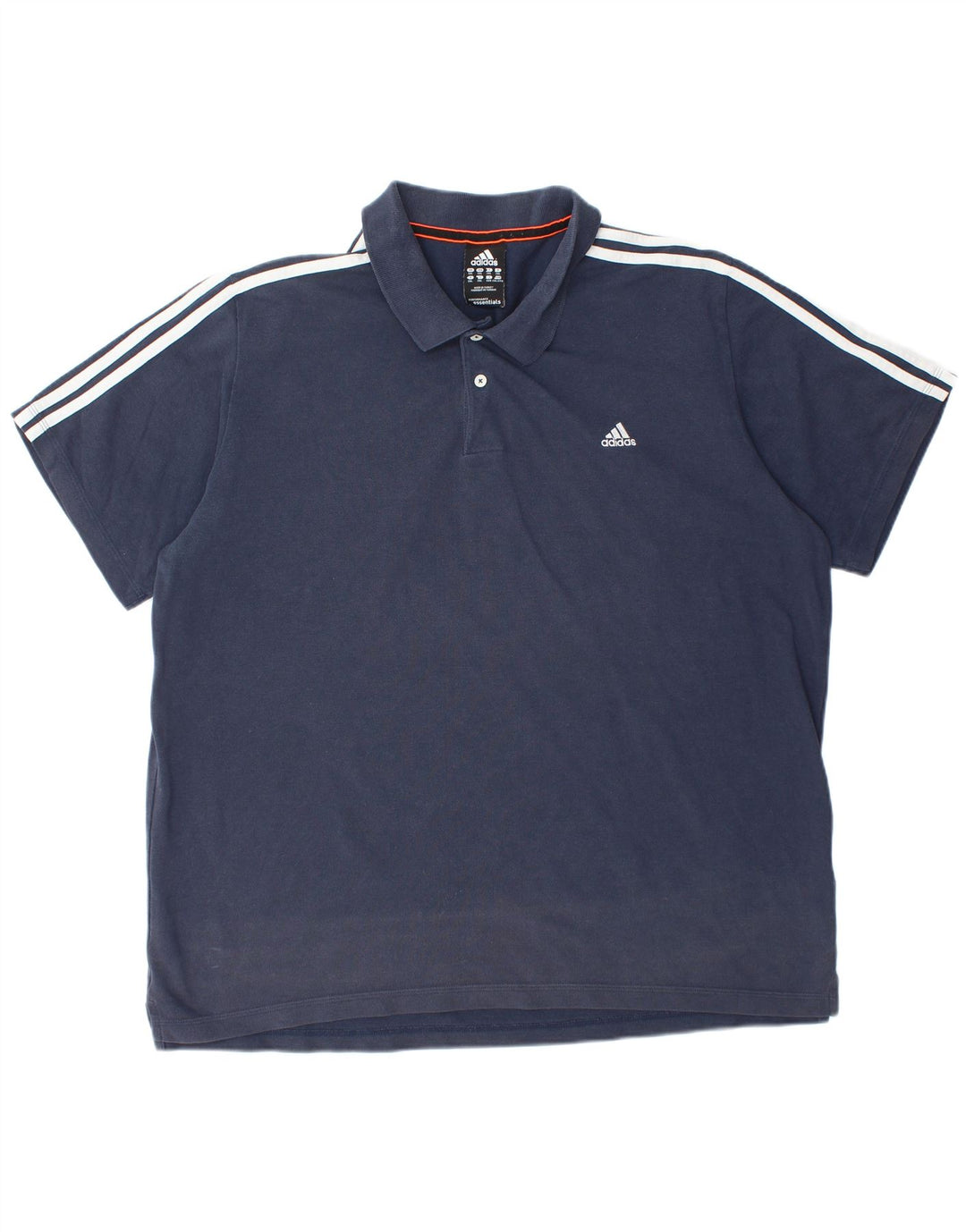 ADIDAS Climalite poloshirt til mænd 2XL marineblå bomuld