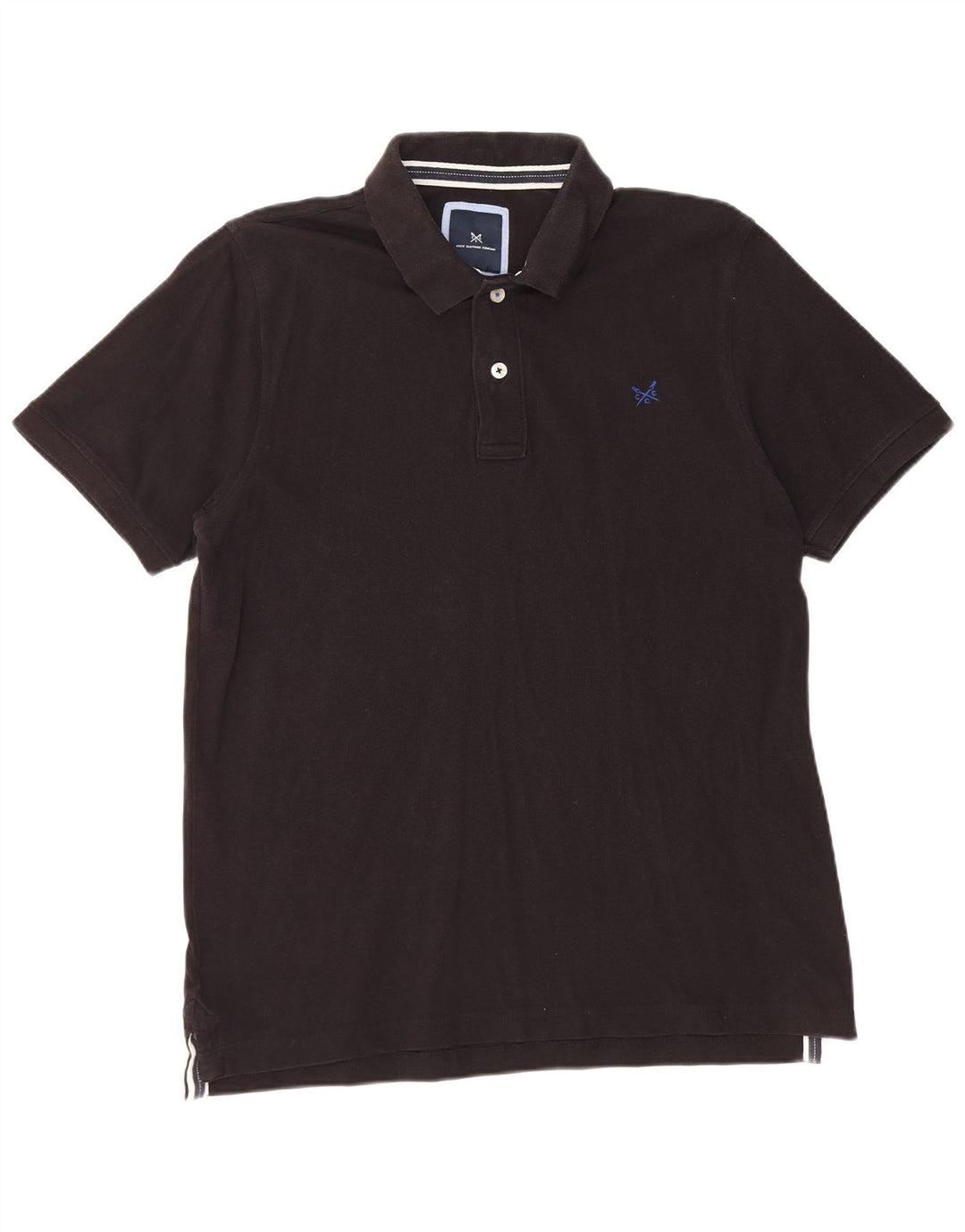 Besætningstøj Herre poloshirt Stor sort bomuld