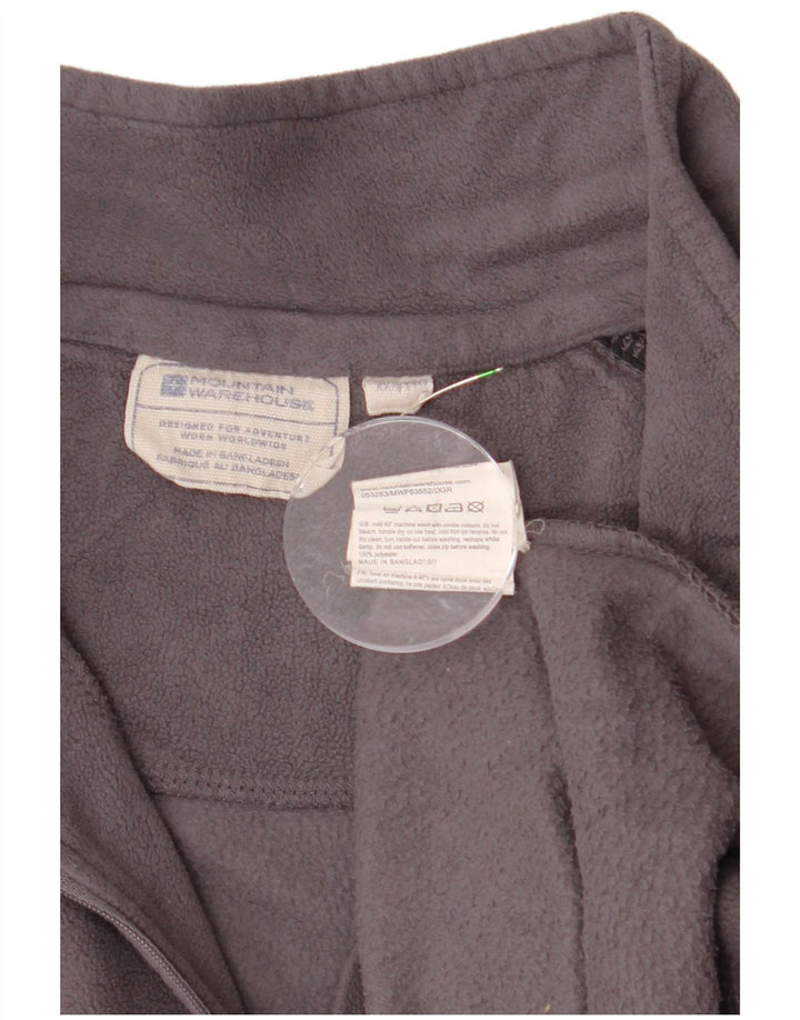 MOUNTAIN WAREHOUSE Fleecetrøje med lynlås til mænd 2XL Grå Colourblock