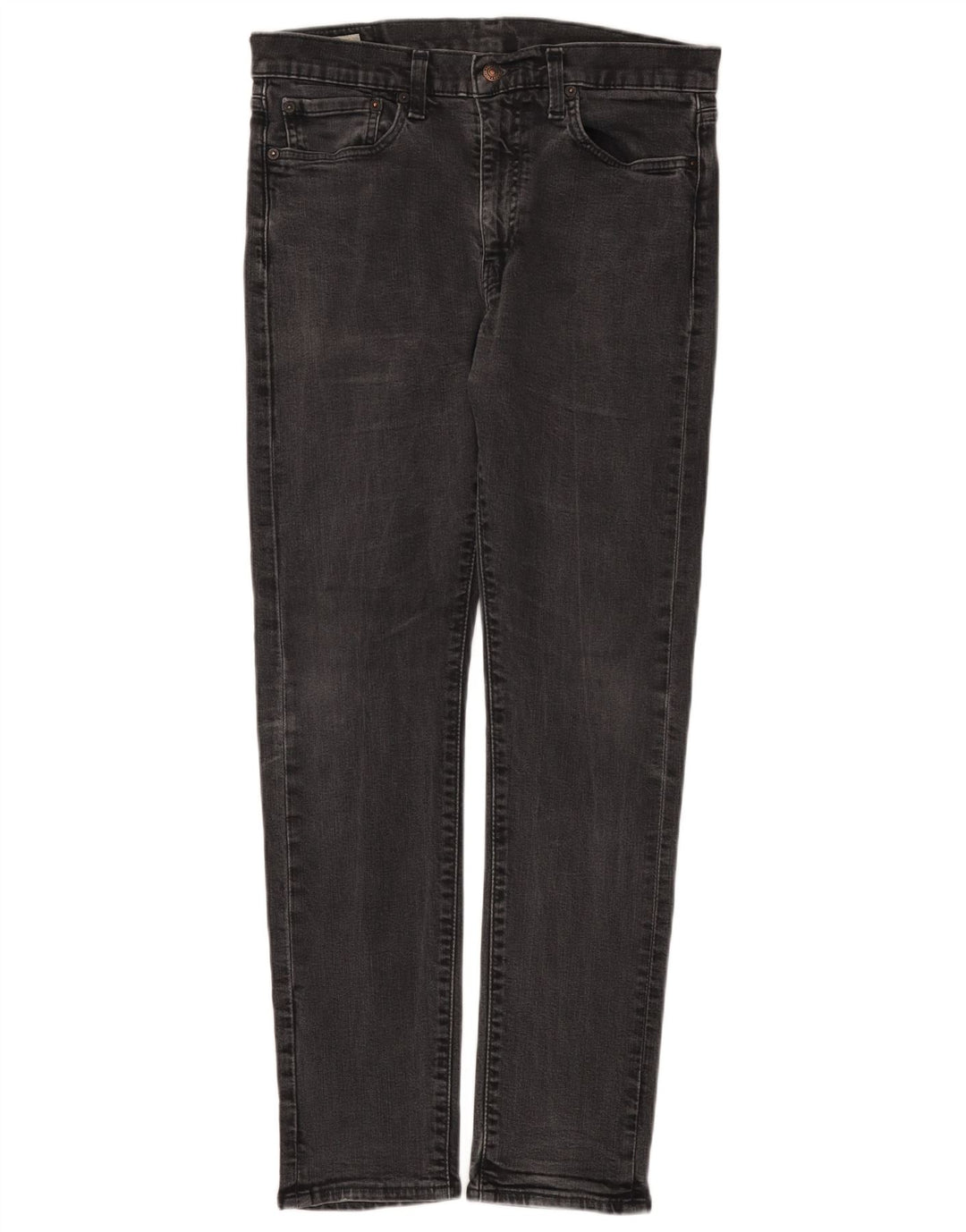 Levi's Slim Jeans til mænd W34 L32 Grå bomuld