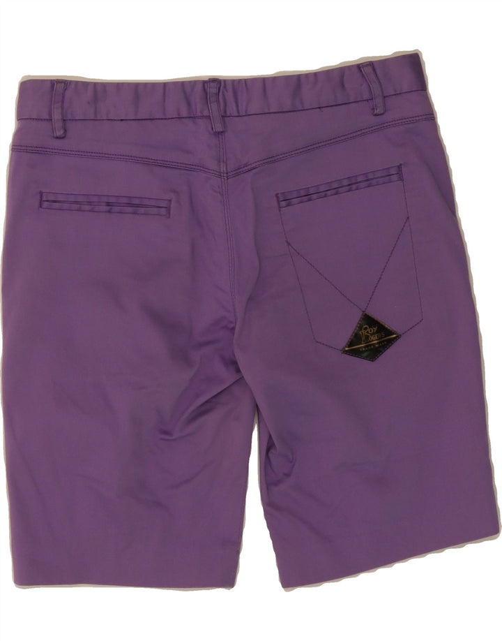 ROY ROGERS Womens Chino Shorts W29 Medium Purple Cotton Vintage Roy Rogers and Second-Hand Roy Rogers from Messina Hembry 