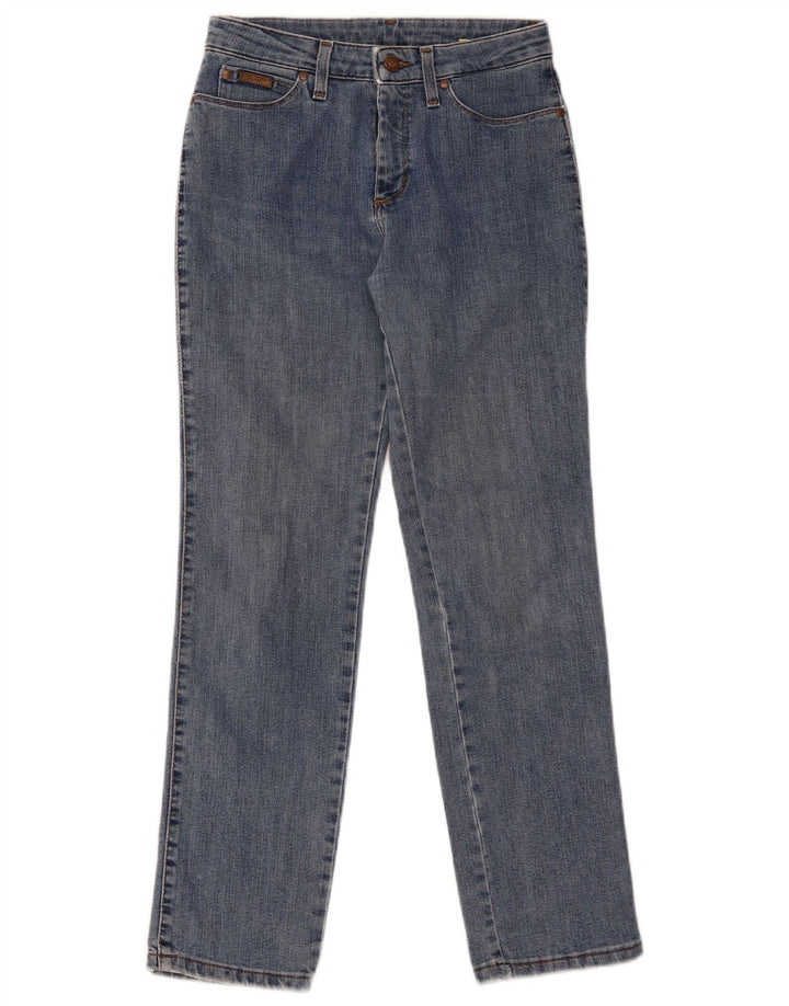 WRANGLER Lige jeans til kvinder W28 L28 blå bomuld