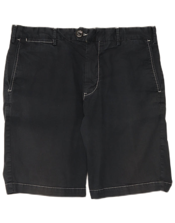 Refrigiwear Herre Chino Shorts IT 50 Large W34 Navy Blue Bomuld