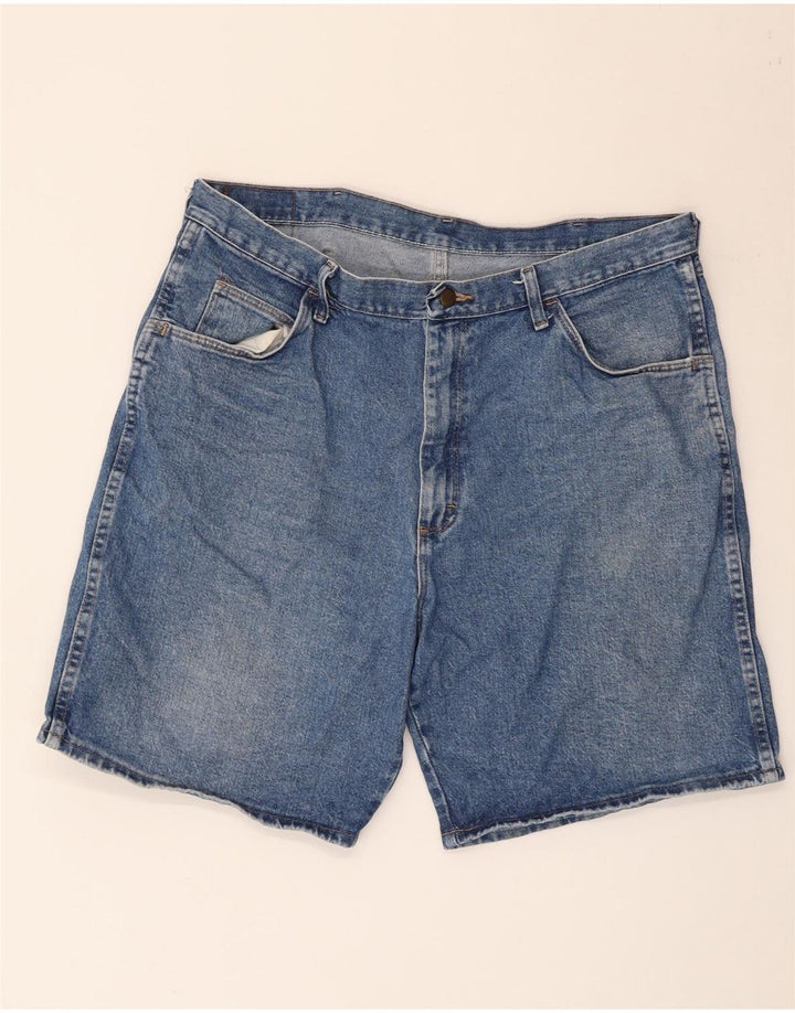 WRANGLER Denimshorts til mænd W38 XL Blå Bomuld