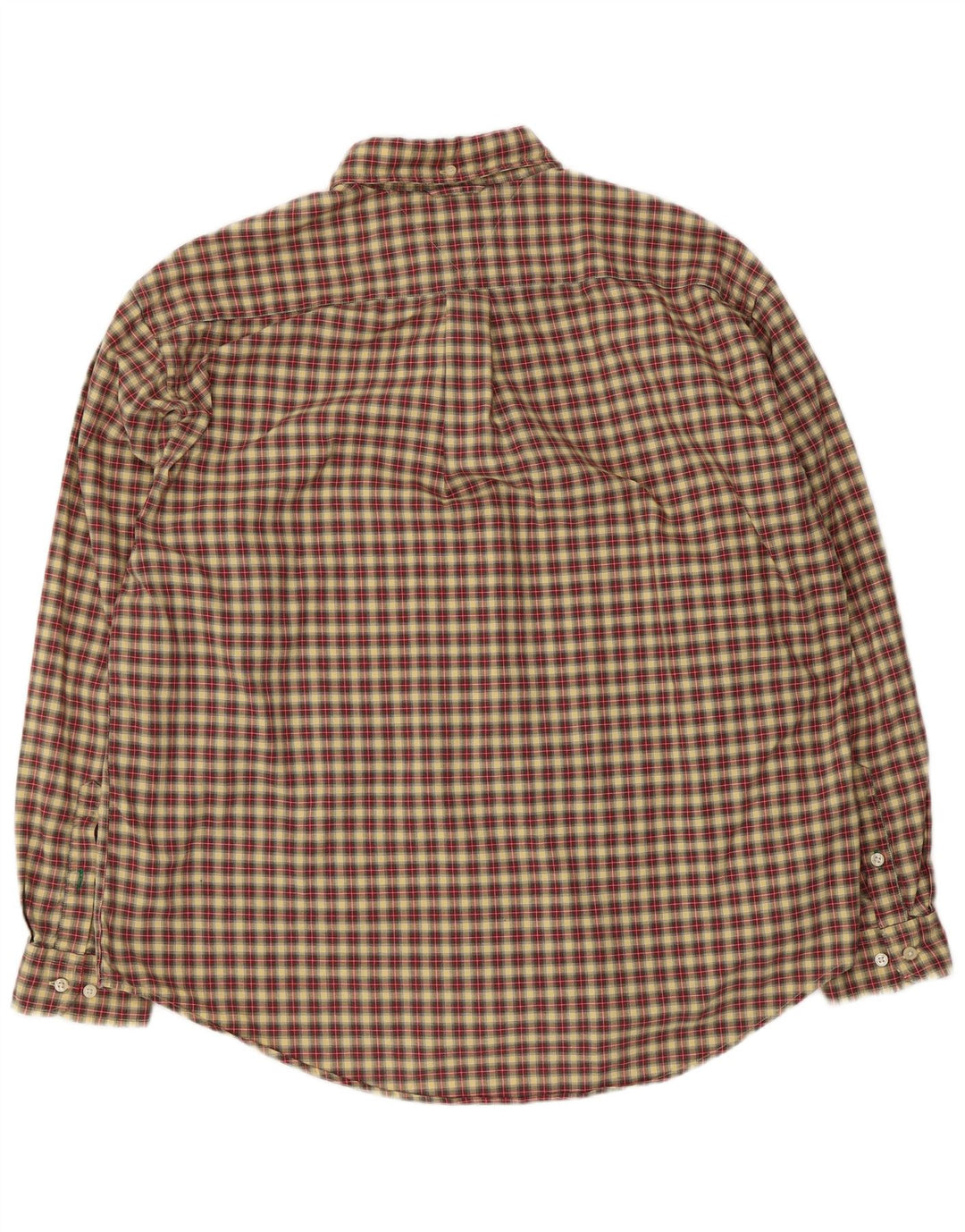 Tommy Hilfiger Herreskjorte XL Beige ternet bomuld