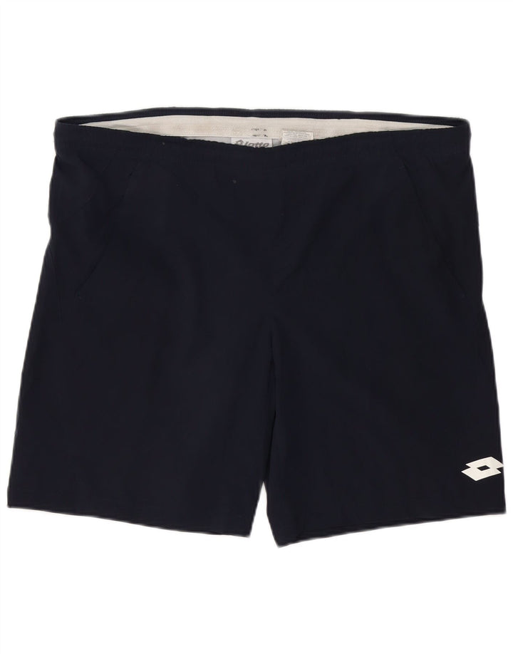 Lotto Herre Sportshorts Large Navy Blue Polyester