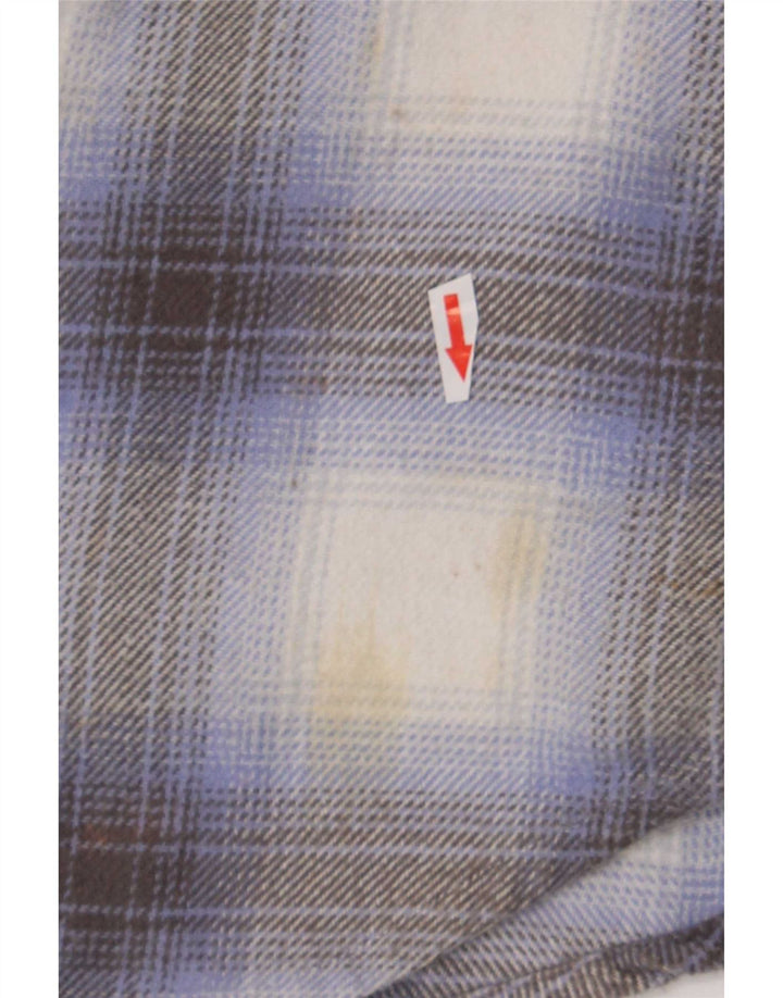 Hollister Womens Boyfriend Fit Flanellskjorte Medium Flerfarvet Plaid