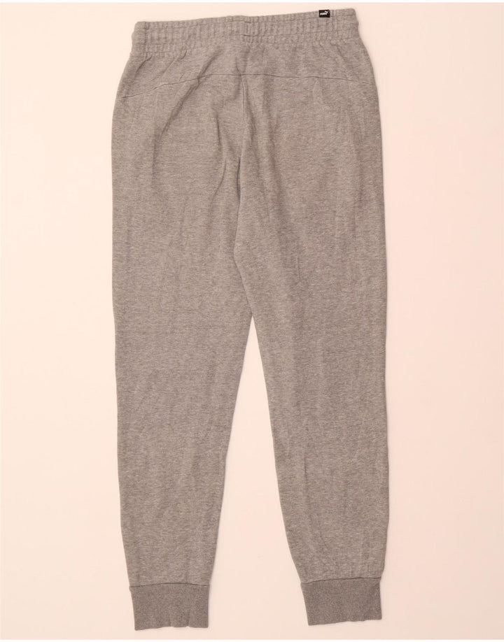PUMA Womens Graphic Tracksuit Trousers Joggers UK 10 Small  Grey