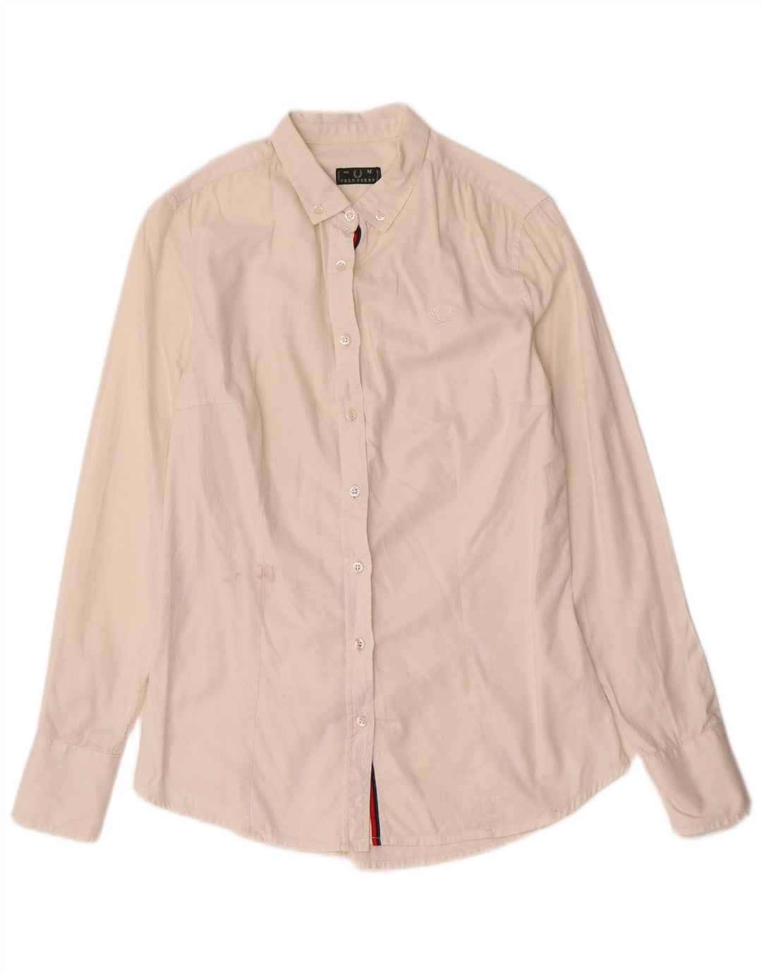 Fred Perry Dameskjorte UK 12 Medium White