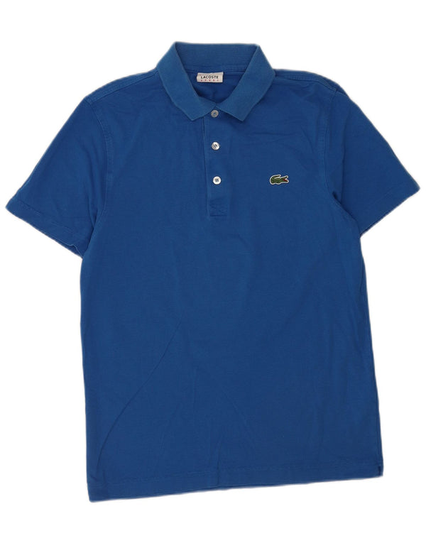 Lacoste herre poloskjorte str. 3 Lille blå bomuld
