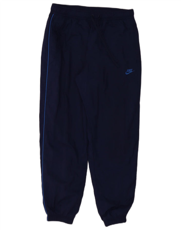 Nike Træningsdragt bukser til mænd Joggers Large Navy Blue Polyester