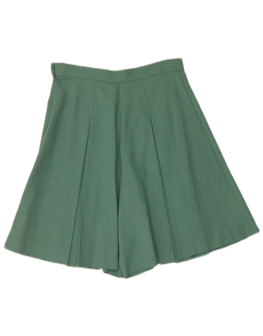 Vintage kvinders 1 knap 2 stykke sæt UK 12 Medium W28 Grøn Acetat