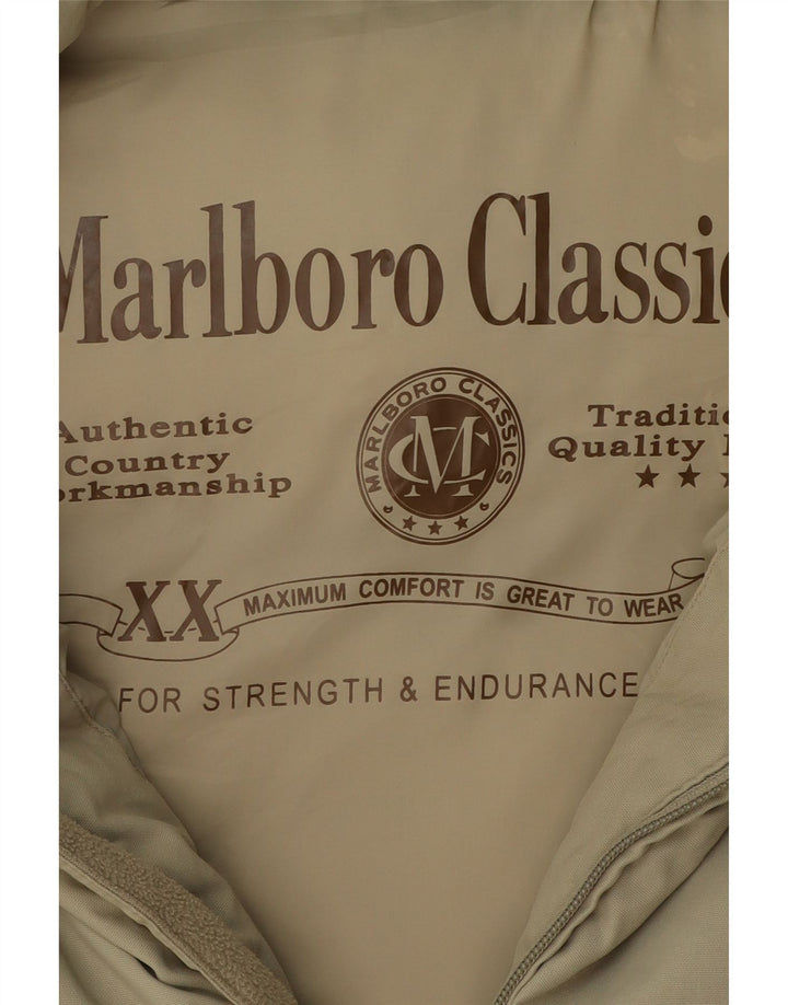 Marlboro Classics Herre Polstret Gilet UK 44 2XL Khaki
