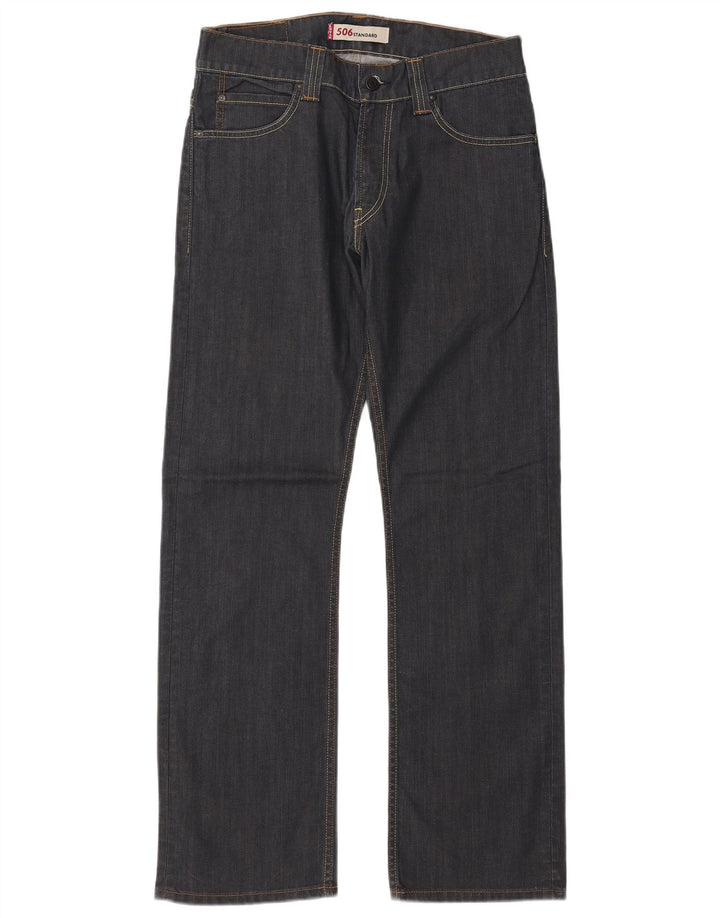 LEVI'S Herre 506 Lige jeans med standard pasform W32 L32 Marineblå bomuld