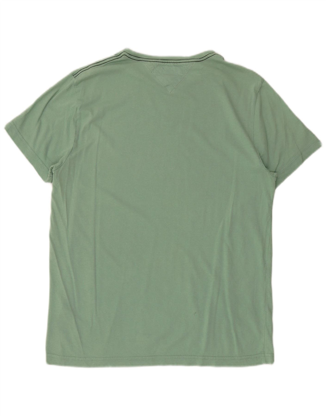 Tommy Hilfiger Herre grafisk T-shirt top mellemgrøn bomuld
