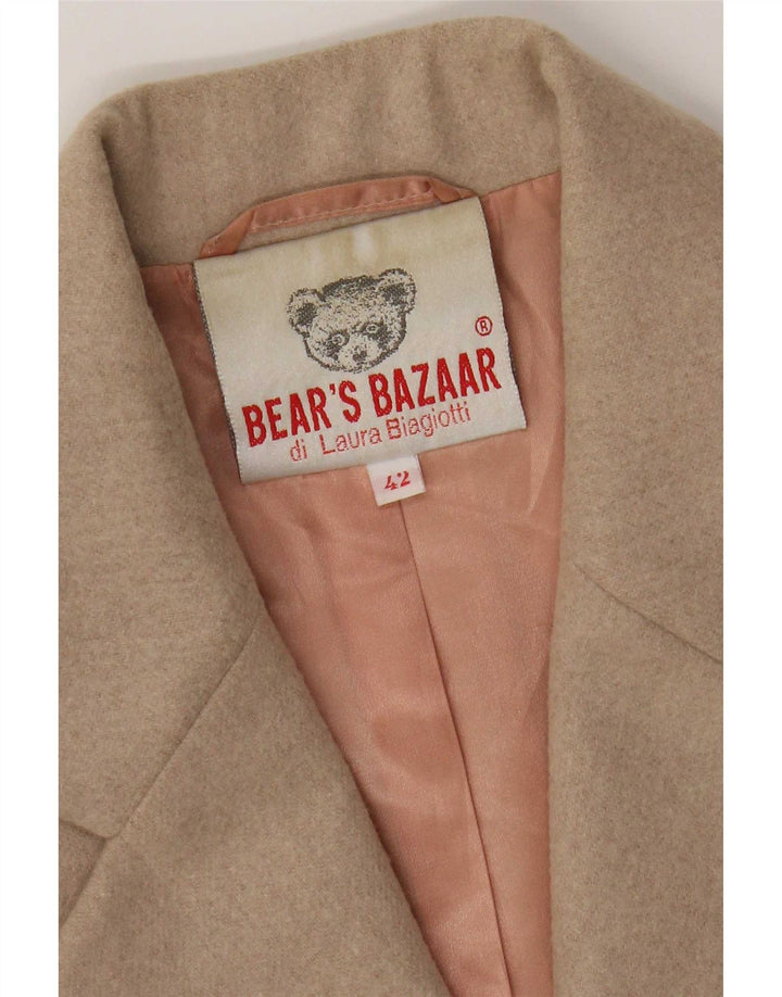 Laura Biagiotti Dame Bear's Bazaar Blazer Jacket IT 42 Medium Beige