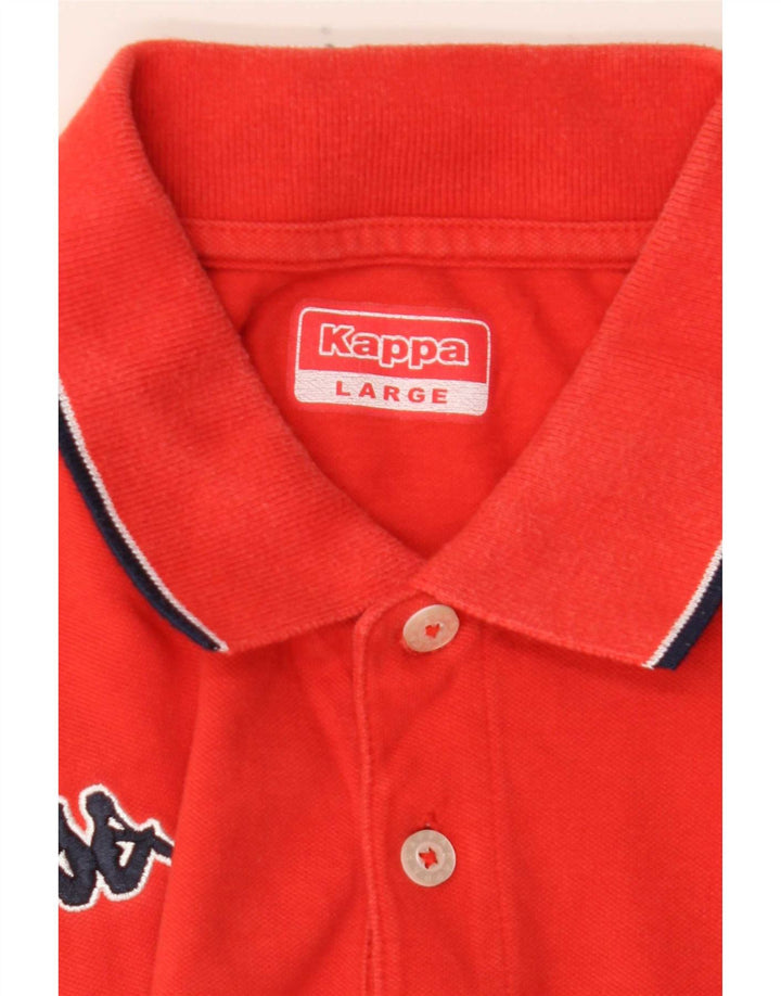Kappa herre polo skjorte stor rød